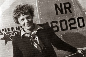 la historia de Amelia Earhart